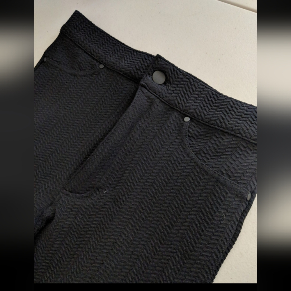 Retro Black Skinny Pants Costume Goth Dark Academia Punk Rock Emo Festival
